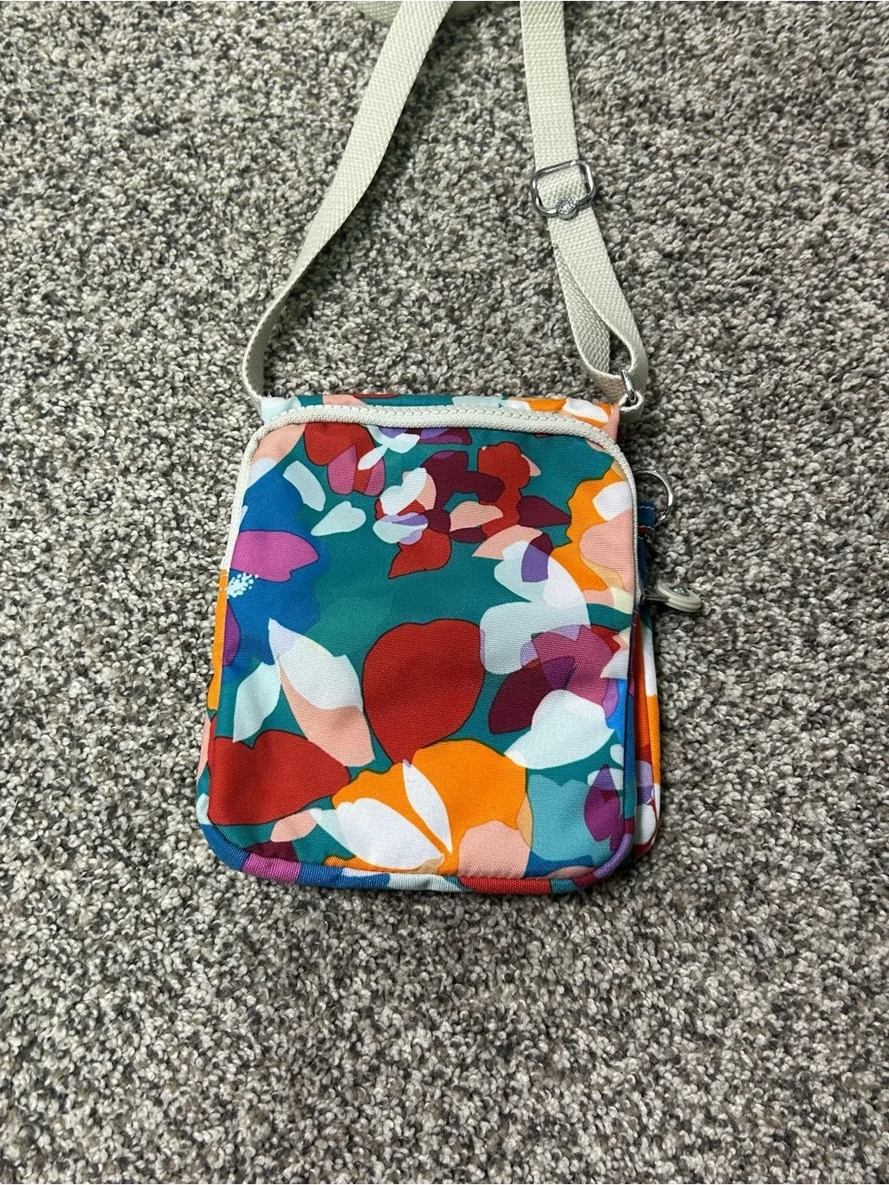 Kipling Eldorado Crossbody Bag With Adjustable Strap Multicolor Travel Purse